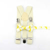 Parent Child Soild Suspenders Bowtie Set Men & Kids