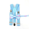 Parent Child Soild Suspenders Bowtie Set Men & Kids