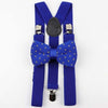 Lovely Unisex Soild Suspenders & Bow Tie