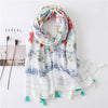 Headscarf Cotton Linen Winter Hijab Scarf