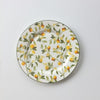 MIDOSHARK 8/11 Inch Yellow Loquat And Bird Ceramic Dinner Plate Set