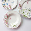 MIDOSHARK Butterfly and flower ceramic dinner plate  Dinner set plates