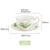 MIDOSHARK High quality lily of the valley bone china tableware Bone