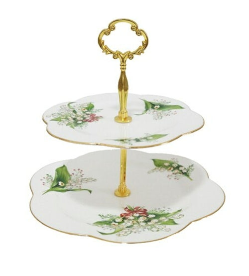 MIDOSHARK High quality lily of the valley bone china tableware Bone