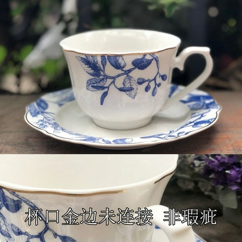 MIDOSHARK Retro Design Flower Shape Phnom Penh Bone China dinner