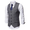 Mens Vest Ready to Wear Khaki Wedding Prom Waistcoat Casual Business