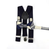 Mens Kids Plaid Striped Suspenders Bowtie Sets