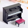 Miniature Musical Instrument Piano with Model Stool Toy Kids Desk and