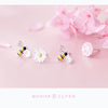 Modian New Arrival 100% 925 Sterling Silver Enamel Cute Bee & Flower