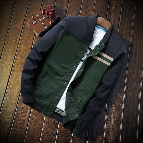 Men's Green Cotton Jackets