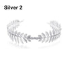 Mujer Western Fashion Retro Hair Bands For Women Wedding Metal Gold