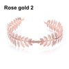 Mujer Western Fashion Retro Hair Bands For Women Wedding Metal Gold