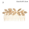 Mujer Western Fashion Retro Hair Bands For Women Wedding Metal Gold