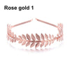 Mujer Western Fashion Retro Hair Bands For Women Wedding Metal Gold