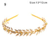 Mujer Western Fashion Retro Hair Bands For Women Wedding Metal Gold