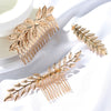 Mujer Western Fashion Retro Hair Bands For Women Wedding Metal Gold