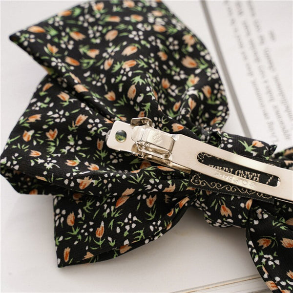 Oversized bowknot Steel Clip Barrettes Bow