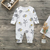 New Newborn Baby clothes Boys Girls Rompers cute Animal Printed Long