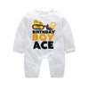 New Newborn Baby clothes Boys Girls Rompers cute Animal Printed Long