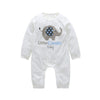 New Newborn Baby clothes Boys Girls Rompers cute Animal Printed Long