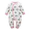 New Newborn Baby clothes Boys Girls Rompers cute Animal Printed Long