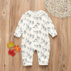 New Newborn Baby clothes Boys Girls Rompers cute Animal Printed Long