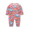 New Newborn Baby clothes Boys Girls Rompers cute Animal Printed Long