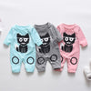 New Newborn Baby clothes Boys Girls Rompers cute Animal Printed Long