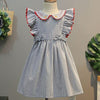 New Summer Baby Girls Princess Dress Embroidered Flower Elegant