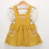 New Summer Baby Girls Princess Dress Embroidered Flower Elegant