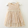 New Summer Baby Girls Princess Dress Embroidered Flower Elegant