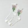 Lace Mesh Frilly Socks Untra thin Hollow Out Fishnet Sock