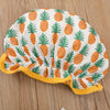 Newborn Baby Girls Swimwear with Swimming Caps Pineapple Printed