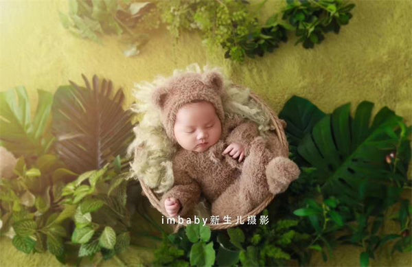 Newborn Photography Props  Romper Baby Boy Girl  Bear Bodysuits Outfit