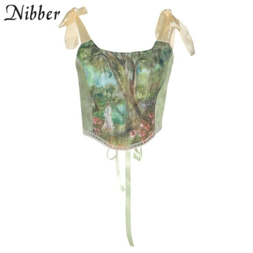 Nibber Fairy Top Aesthetic Printed Top