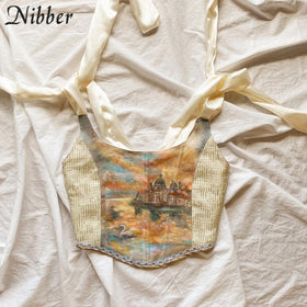 Nibber Fairy Top Aesthetic Printed Top
