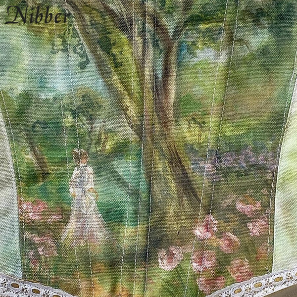 Nibber Fairy Top Aesthetic Printed Top