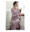 Nightgown Women Nightwear Modal Romantic Sleepwear Dress|Nightgowns &