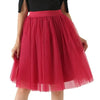 Party Train Puffy 5Layer 60CM Fashion Women Tulle Skirt Tutu Wedding