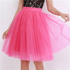 Party Train Puffy 5Layer 60CM Fashion Women Tulle Skirt Tutu Wedding