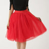 Party Train Puffy 5Layer 60CM Fashion Women Tulle Skirt Tutu Wedding