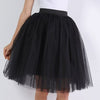 Party Train Puffy 5Layer 60CM Fashion Women Tulle Skirt Tutu Wedding