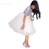 Party Train Puffy 5Layer 60CM Fashion Women Tulle Skirt Tutu Wedding