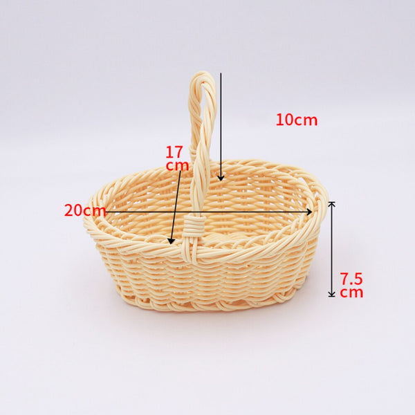 Picnic Basket Hand Made Wicker Bags Camping Shopping Storage Hamper