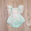 Princess Party Baby Girls Flower Rompers