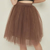 Quality 5 Layers Fashion Tulle Skirt Pleated TUTU Skirts Womens Lolita