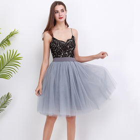 Quality 5 Layers Fashion Tulle Skirt Pleated TUTU Skirts Womens Lolita