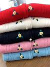 REALEFT Autumn Winter Embroidery Women's Knitted Cardigans 2021 New