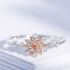 ROMAD Cute Women's Snowflake Rings Female Chic Dainty Rings Party