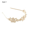 Retro Gold leaf wedding roman bride greek women hair accessories bride